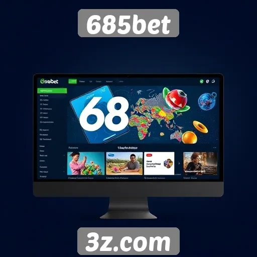 Interface e usabilidade da plataforma 685bet